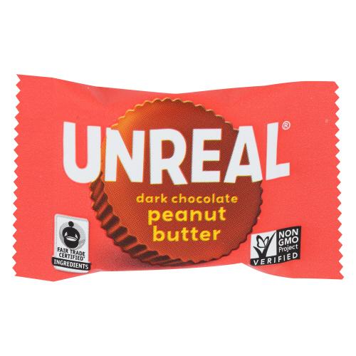 Unreal Chocolate Dk Peanut Butter Cups - 0.529 Oz (40 Units)