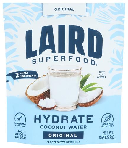 Laird Superfood Hydrate Coconut Water - 8 Oz (6 Units)