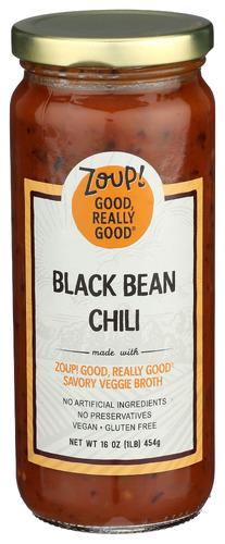 Zoup Good Really Chili Bean Black - 16 Oz (6 Units)