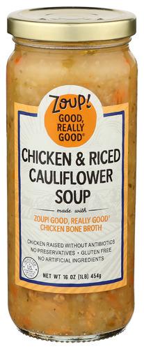 Zoup Good Really Soup Chicken Cauliflower - 16 Oz (6 Units)