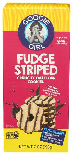 Goodie Girl Cookie Fudge Striped - 7 Oz (6 Units)