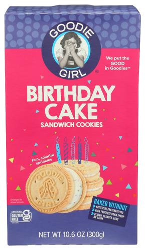 Goodie Girl Cookie Birthday Cake Crem - 10.6 Oz (6 Units)