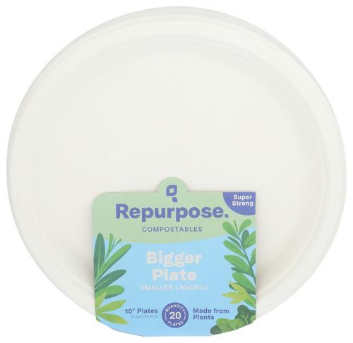 Repurpose Plates 10In Dinner 20Pc - 20 Pc (12 Units)