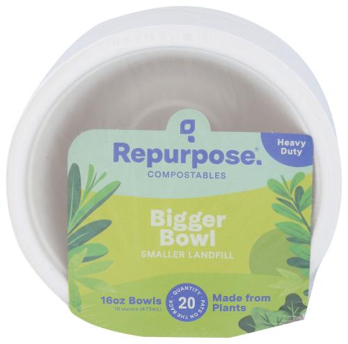 Repurpose Bowls 16Oz 20Pc Compostable - 20 Pc (12 Units)