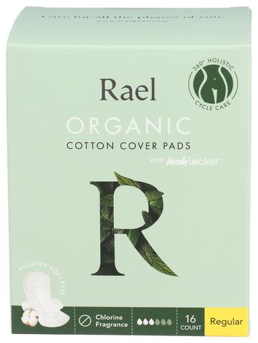 Rael Pads Cover Reg Organic - 16 Ea (1 Units)