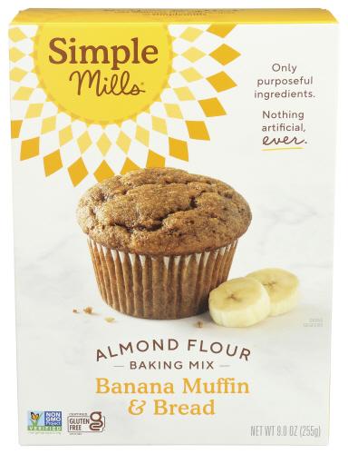 Simple Mills Mix Muffin Banana - 9 Oz (6 Units)