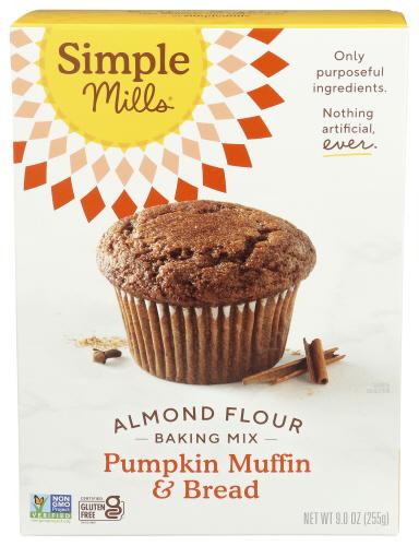 Simple Mills Mix Muffin Pumpkin - 9 Oz (6 Units)