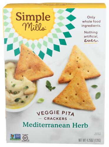 Simple Mills Cracker Pita Mdtrrn Herb - 4.25 Oz (6 Units)