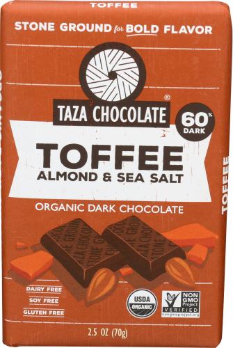 Taza Chocolate Chocolate Amaze Toffee Organic - 2.5 Oz (10 Units)