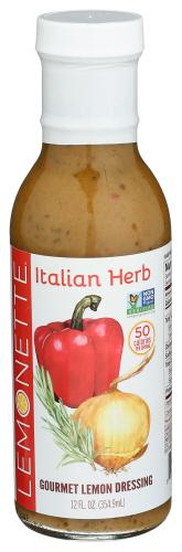 Lemonette Dressings Dressing Italian Herb - 12 Oz (6 Units)