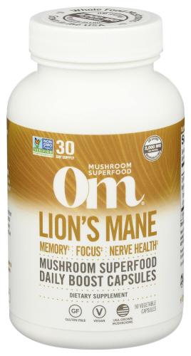Om Mushrooms Lions Mane Cp - 90 Cp (1 Units)