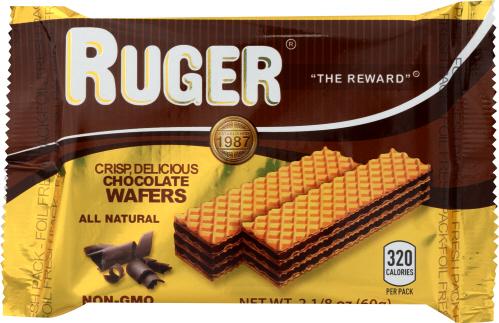 Ruger Wafer Chocolate - 2.125 Oz (12 Units)