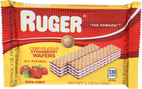 Ruger Wafer Strawberry - 2.125 Oz (12 Units)