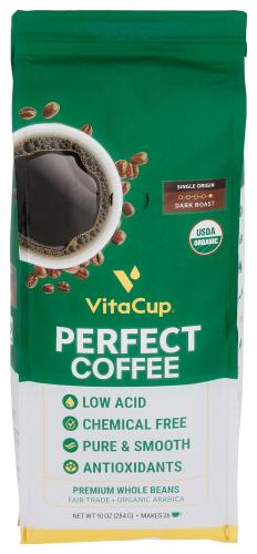 Vitacup Coffee Whole Bean Perfect - 10 Oz (6 Units)
