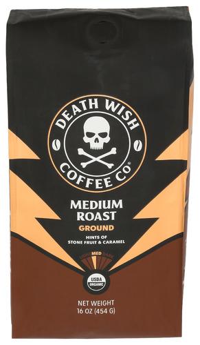 Death Wish Coffee Coffee Grnd Md Roast - 16 Oz (6 Units)