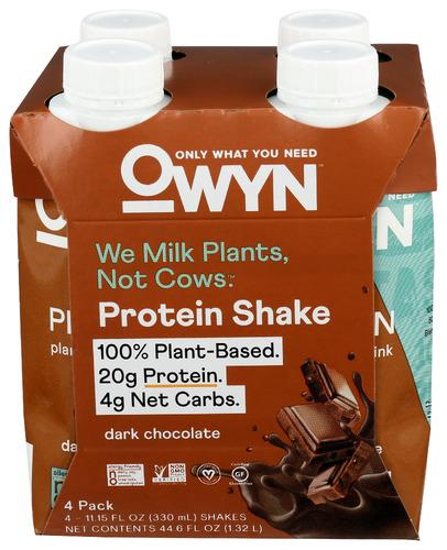 Owyn Protein Rtd 4Pk Dk Choco - 44.6 Fo (3 Units)