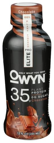 Owyn Plant Prtn Rtd Elite Chocolate - 12 Fo (12 Units)