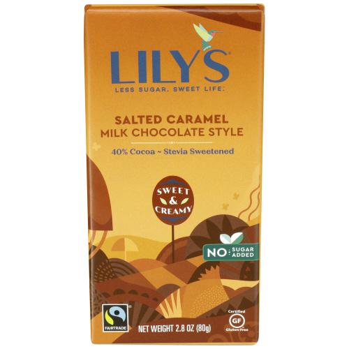 Lilys Sweets Bar Crmlzd Sltd Milk Stv - 2.8 Oz (12 Units)