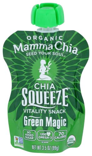 Mammachia Chia Sqz Green Magic - 3.5 Oz (16 Units)