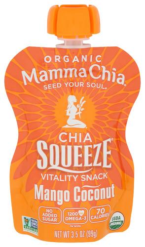 Mammachia Chia Sqz Mango Coconut - 3.5 Oz (8 Units)