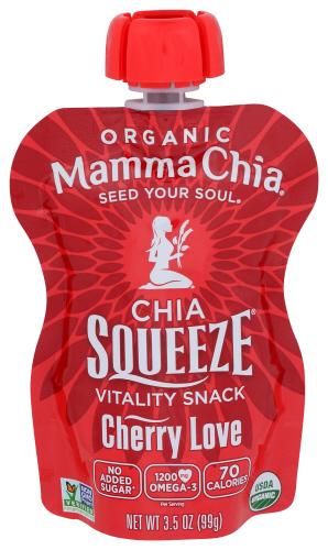 Mammachia Chia Sqz Cherry Beet - 3.5 Oz (8 Units)