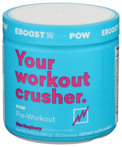 Eboost Preworkout Powder Blu Rasp - 8.46 Oz (1 Units)