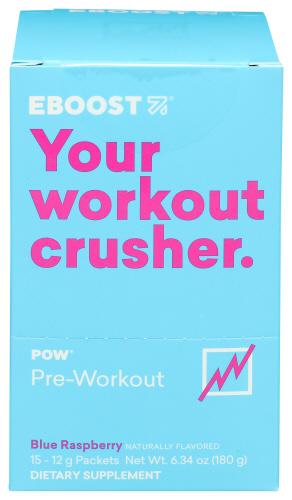 Eboost Preworkout Blurasp 15Pkt - 6.34 Oz (1 Units)