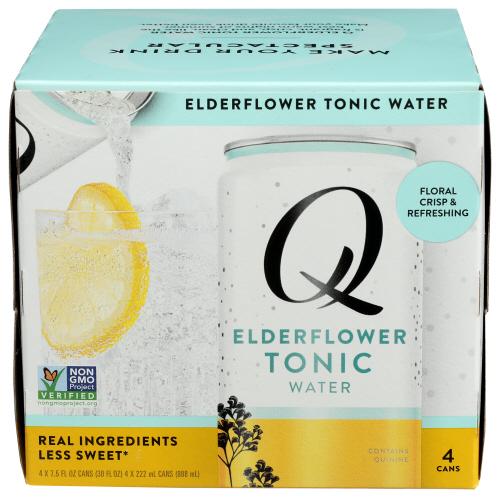 Q Tonic Water Tonic Elderflwr 4Pk - 30 Fo (6 Units)