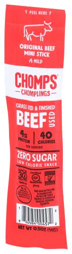 Chomps Stick Beef Original - 0.5 Oz (24 Units)