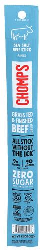 Chomps Beef Stick Sea Salt - 1.15 Oz (24 Units)
