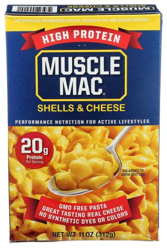 Muscle Mac Shells N Chse High Protei - 11 Oz (12 Units)