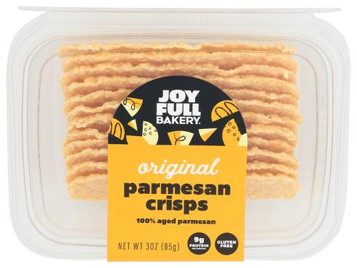 Joyfull Bakery Crisps Parmesan Original - 3 Oz (12 Units)