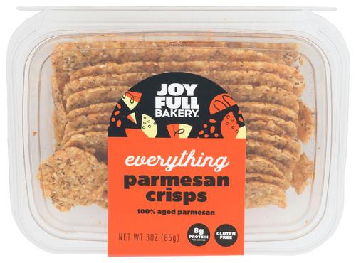 Joyfull Bakery Crisps Parmesan Everything - 3 Oz (12 Units)