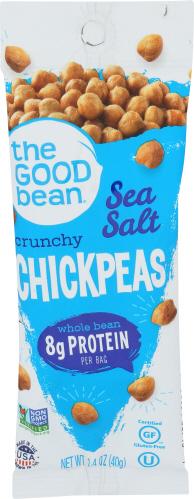 The Good Bean Snack Chckp Sea Salt 10Pk - 1.4 Oz (10 Units)