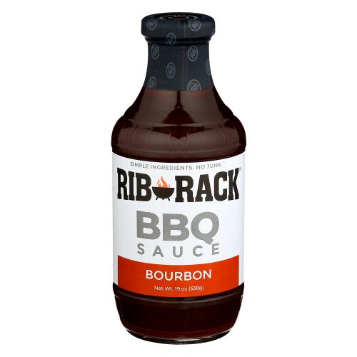 Rib Rack Sauce Bbq Sthrn Bourbon - 19 Oz (6 Units)