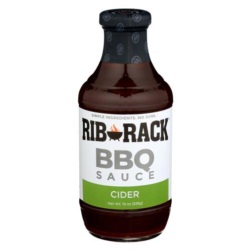 Rib Rack Sauce Bbq Campfire Cider - 19 Oz (6 Units)