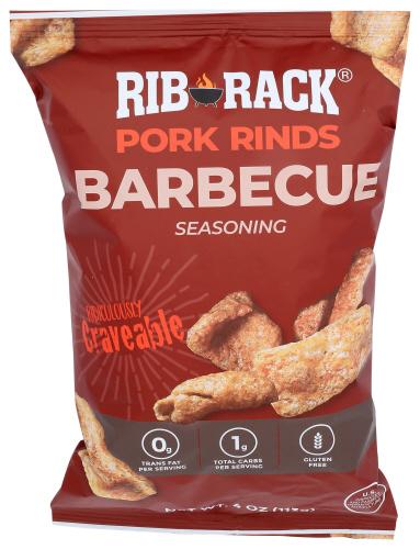 Rib Rack Pork Rinds Barbecue - 4 Oz (12 Units)
