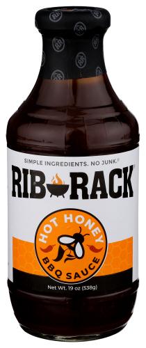 Rib Rack Sauce Ribs Hot Honey Bbq - 19 Oz (6 Units)