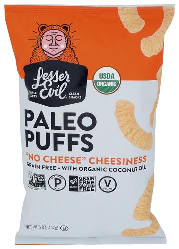 Lesser Evil Puffs No Chse Chsnes Organic - 5 Oz (9 Units)