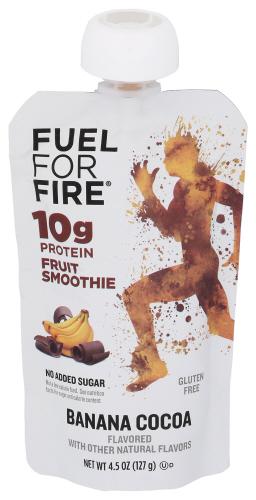 Fuel For Fire Smoothie Prtn Ban Cocoa - 4.5 Oz (12 Units)