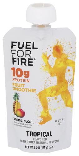 Fuel For Fire Smoothie Prtn Tropical - 4.5 Oz (12 Units)