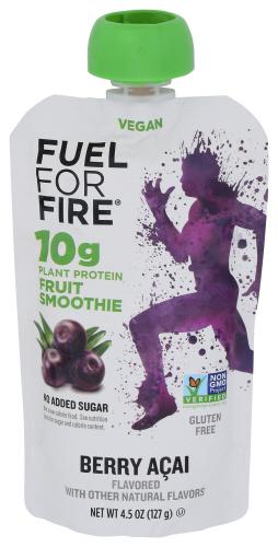 Fuel For Fire Smoothie  Berry Acai - 4.5 Oz (12 Units)