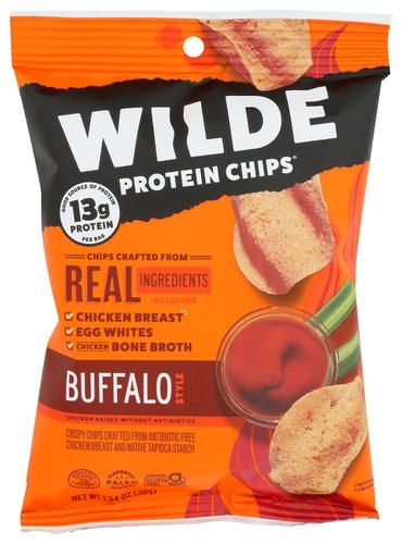 Wilde Snacks Chips Chicken Buffalo - 1.34 Oz (8 Units)