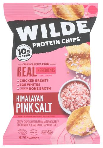 Wilde Snacks Chip Chckn Hmlyn Pnk Salt - 4 Oz (12 Units)