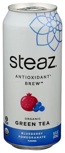 Steaz Tea Antiox Brew Blupom - 16 Fo (12 Units)