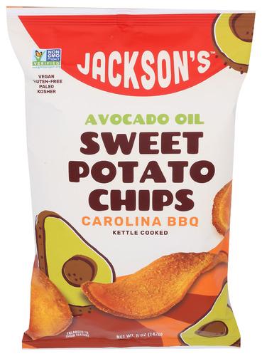 Jacksons Chips Chips Sweet Pot Carolina Bbq - 5 Oz (12 Units)