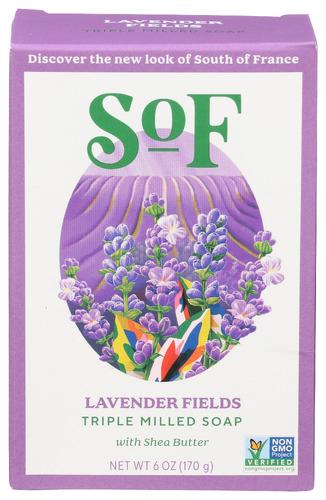 South Of France Soap Bar Lavender Fields - 6 Oz (3 Units)
