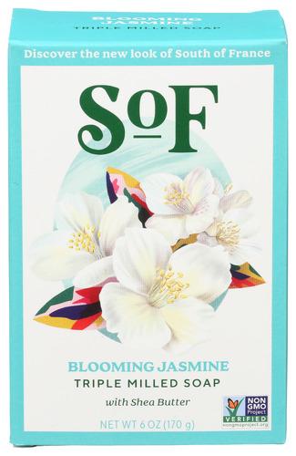 South Of France Soap Bar Blomng Jasmine - 6 Oz (3 Units)