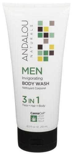 Andalou Naturals Wash Body Men Invigoratng - 8.5 Fo (1 Units)