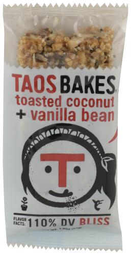 Taos Bakes Bar Tstd Coconut Vanla Bean - 1.8 Oz (12 Units)